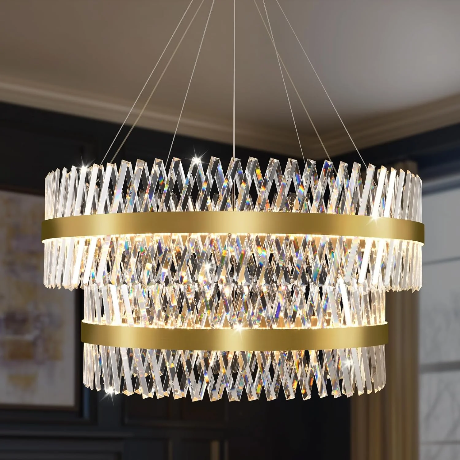 MDEGLYO Modern Crystal Chandelier - Image 39