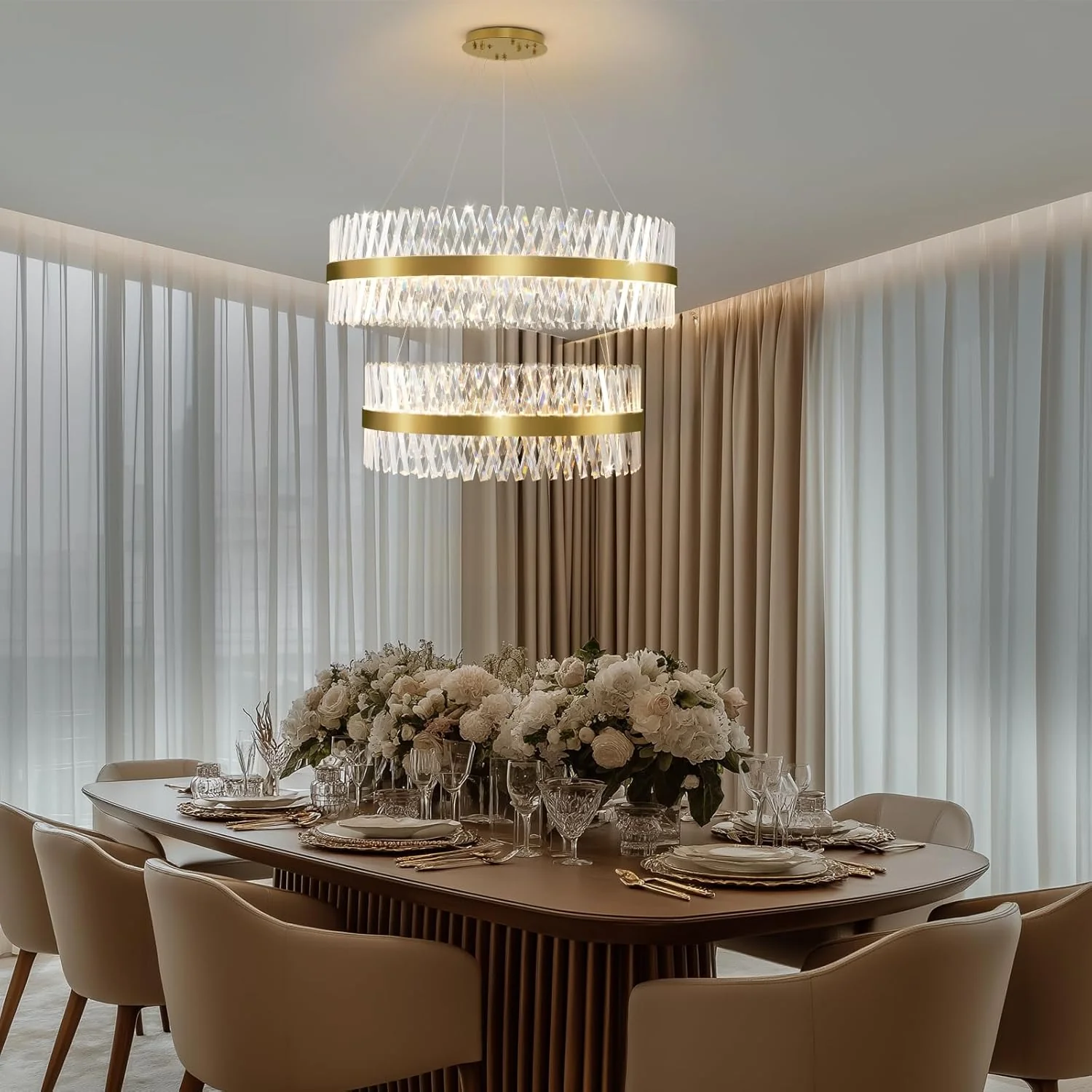 MDEGLYO Modern Crystal Chandelier - Image 47