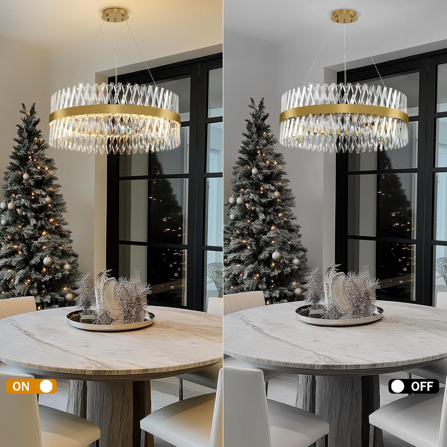 MDEGLYO Modern Crystal Chandelier - Image 56