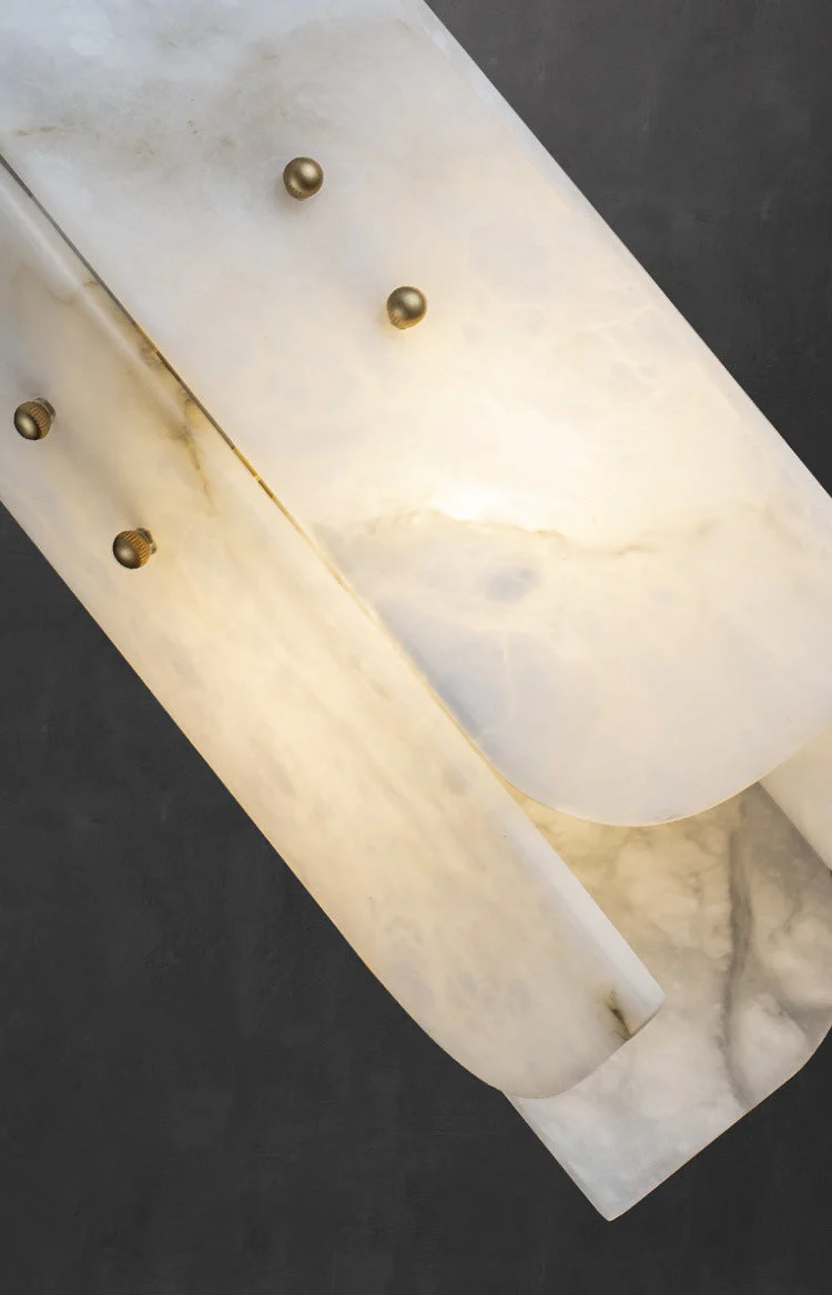 Megalith Mini Alabaster Pendant Light - Image 19