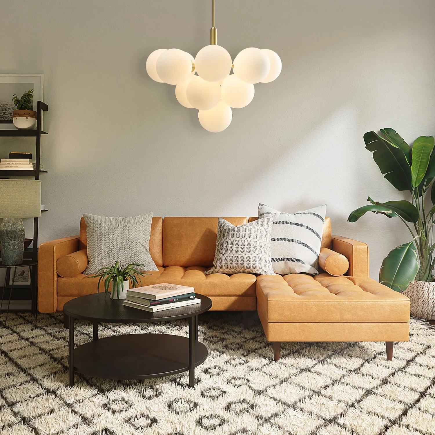 Miira 13 Brass Pendant Light - Image 4