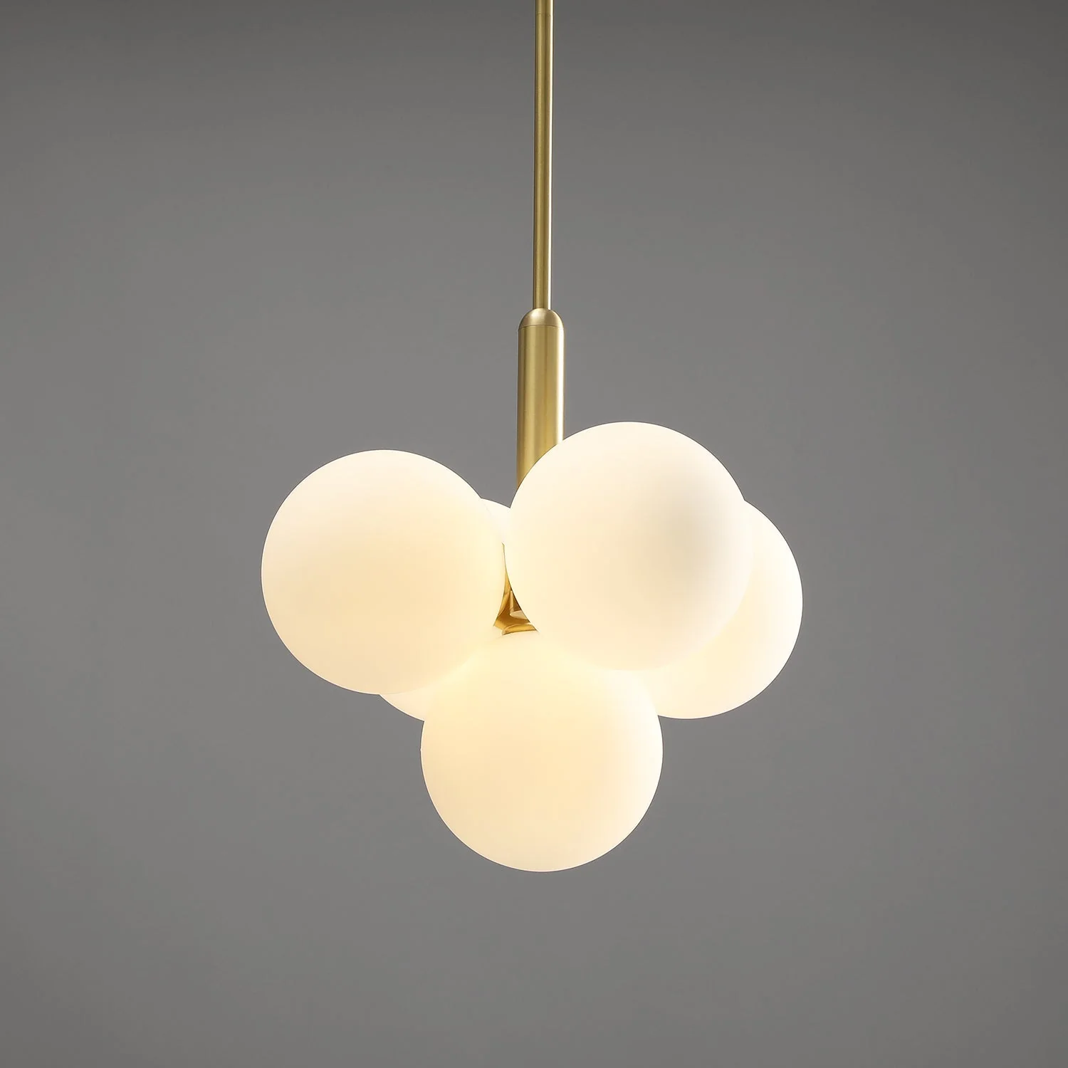 Miira 5 Brass Pendant Light - Image 12