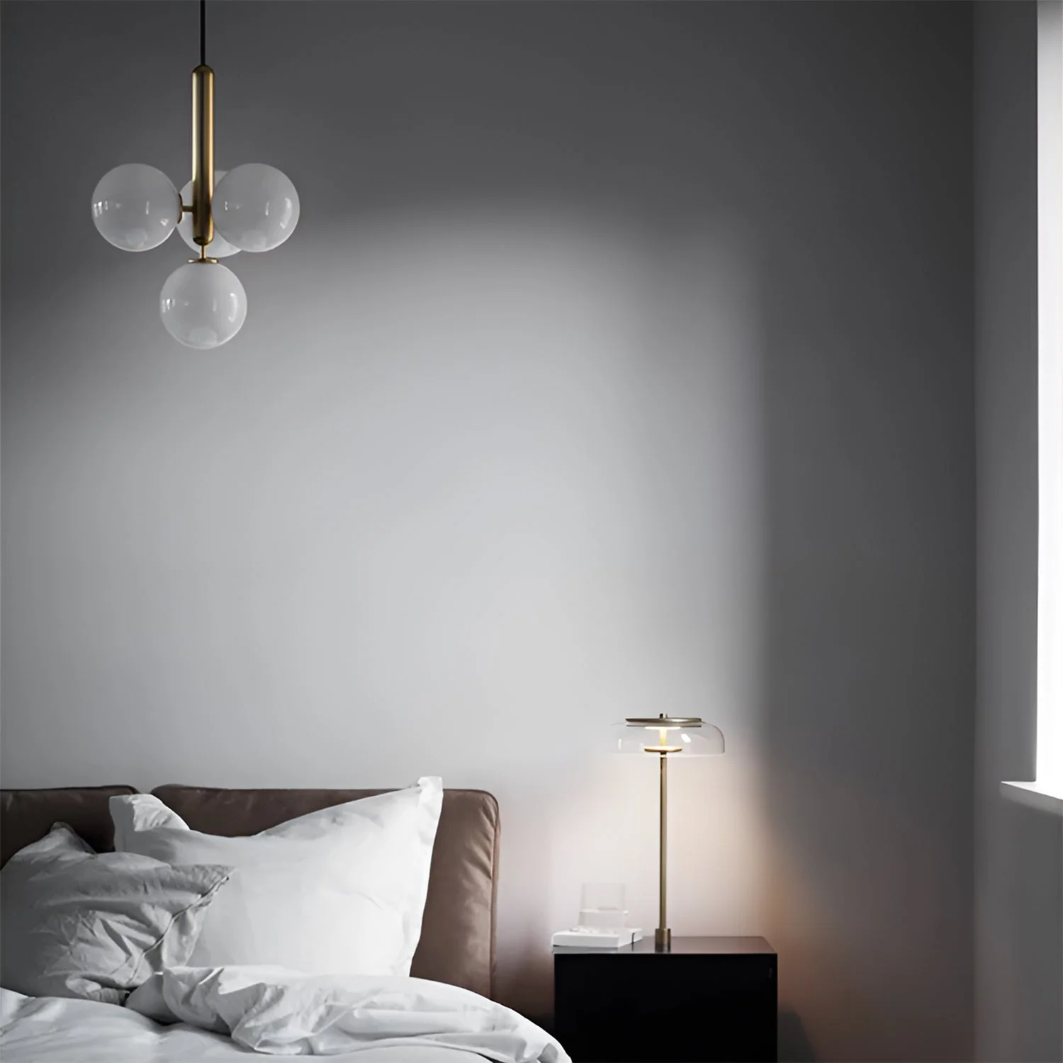 Miira 5 Brass Pendant Light - Image 7