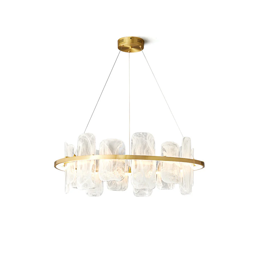 Mille Round Glass Chandelier - Image 4