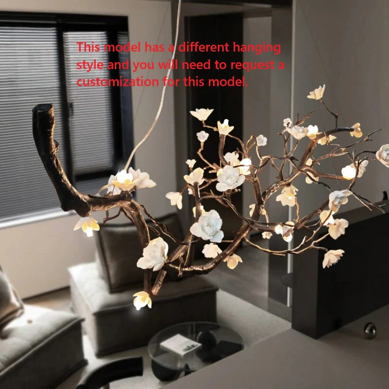 Wanos Crystal Flower Tree Branch Chandelier - Image 12