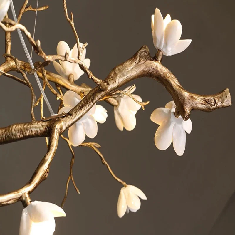 Wanos Crystal Flower Tree Branch Chandelier - Image 13