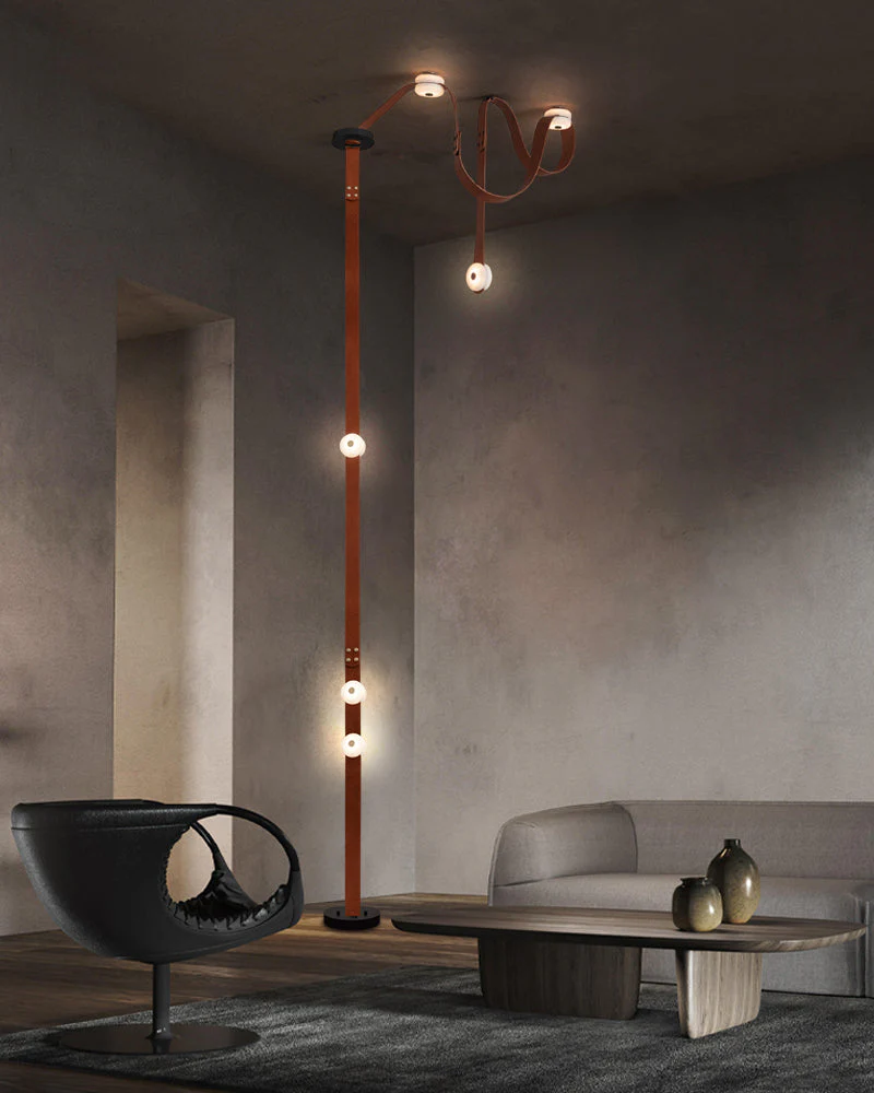 Mini Alabaster Floor-to-Ceiling Lighting - Image 10