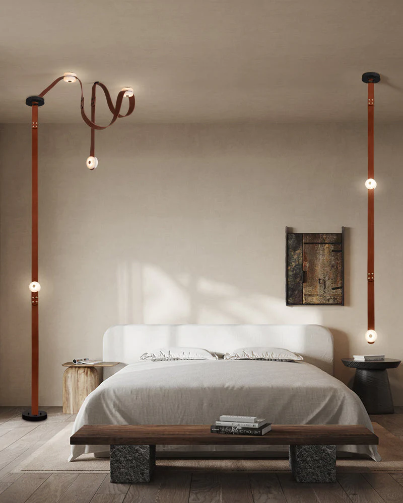 Mini Alabaster Floor-to-Ceiling Lighting - Image 3