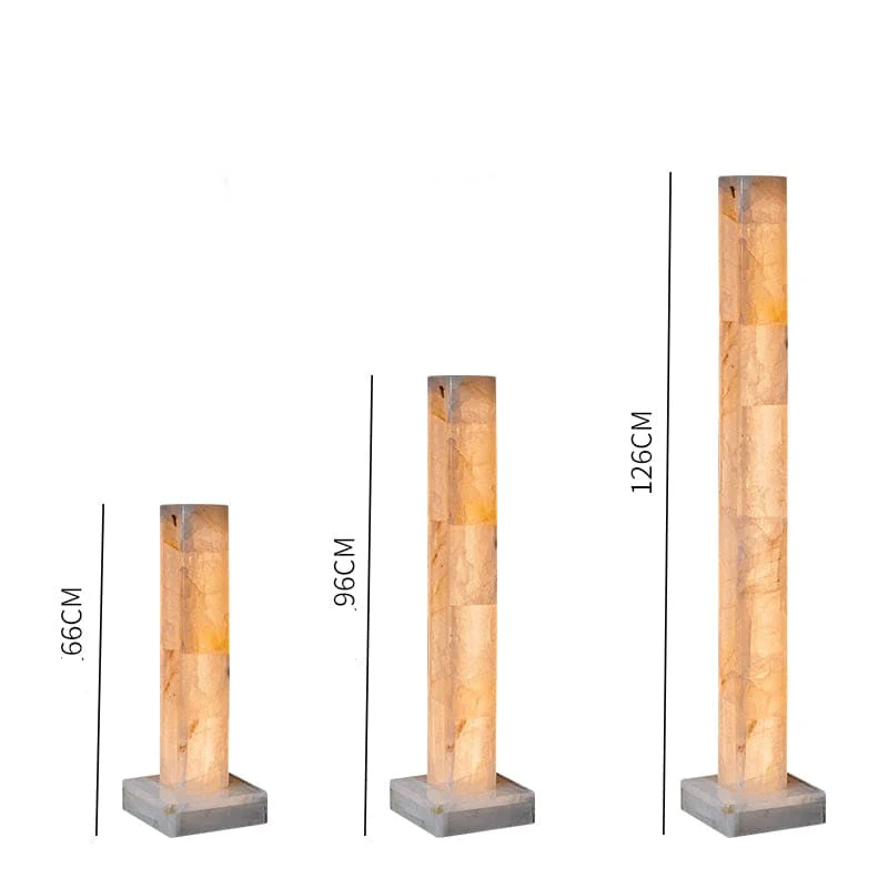 Alabaster Column Floor Lamps - Image 8