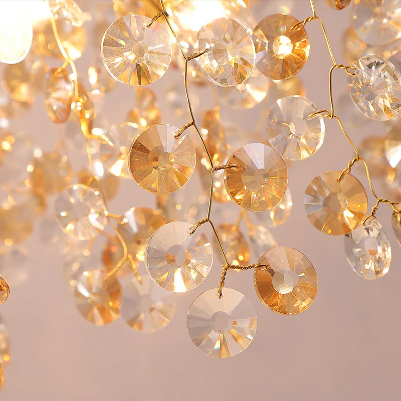 Modern Crystal Branch Chandelier for Foyer Entryway 31.5" D - Image 5