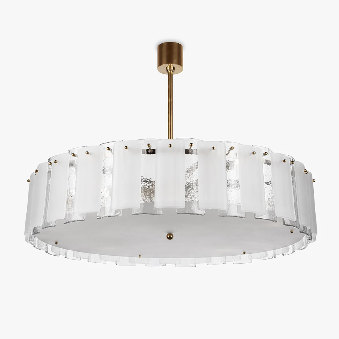Modern Light Luxury Glacier Glass Chandelier for Living Room/Bedroom/Dining Room - Image 3