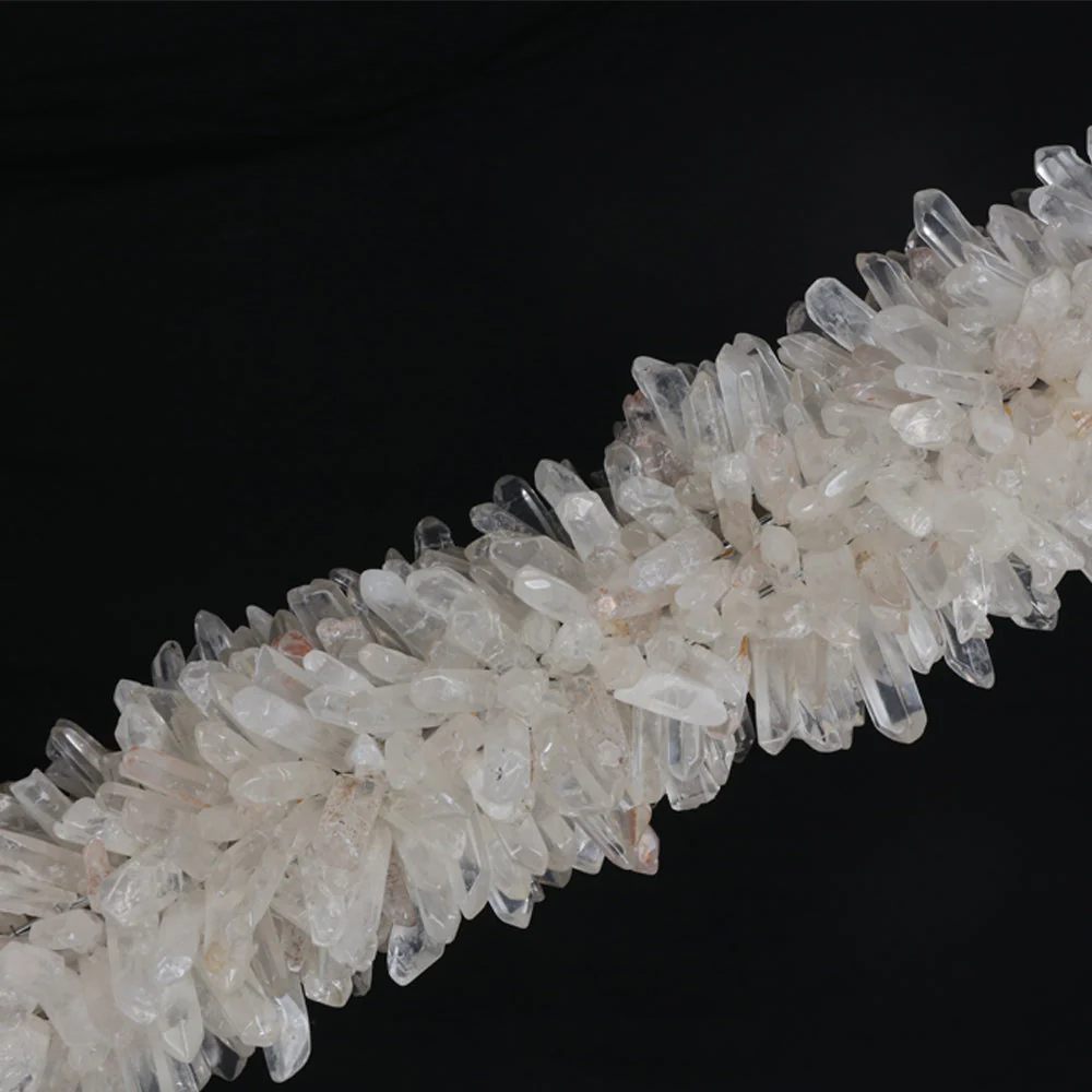 Modern Linear Geode Quartz Crystal Pendant Light - Image 3