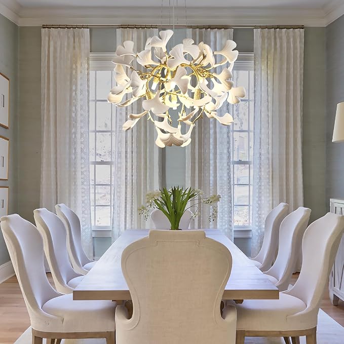 Ginkgo Round Chandelier 23.6''