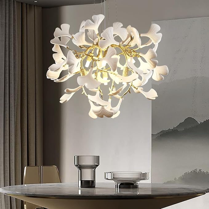 Ginkgo Round Chandelier 23.6'' - Image 2