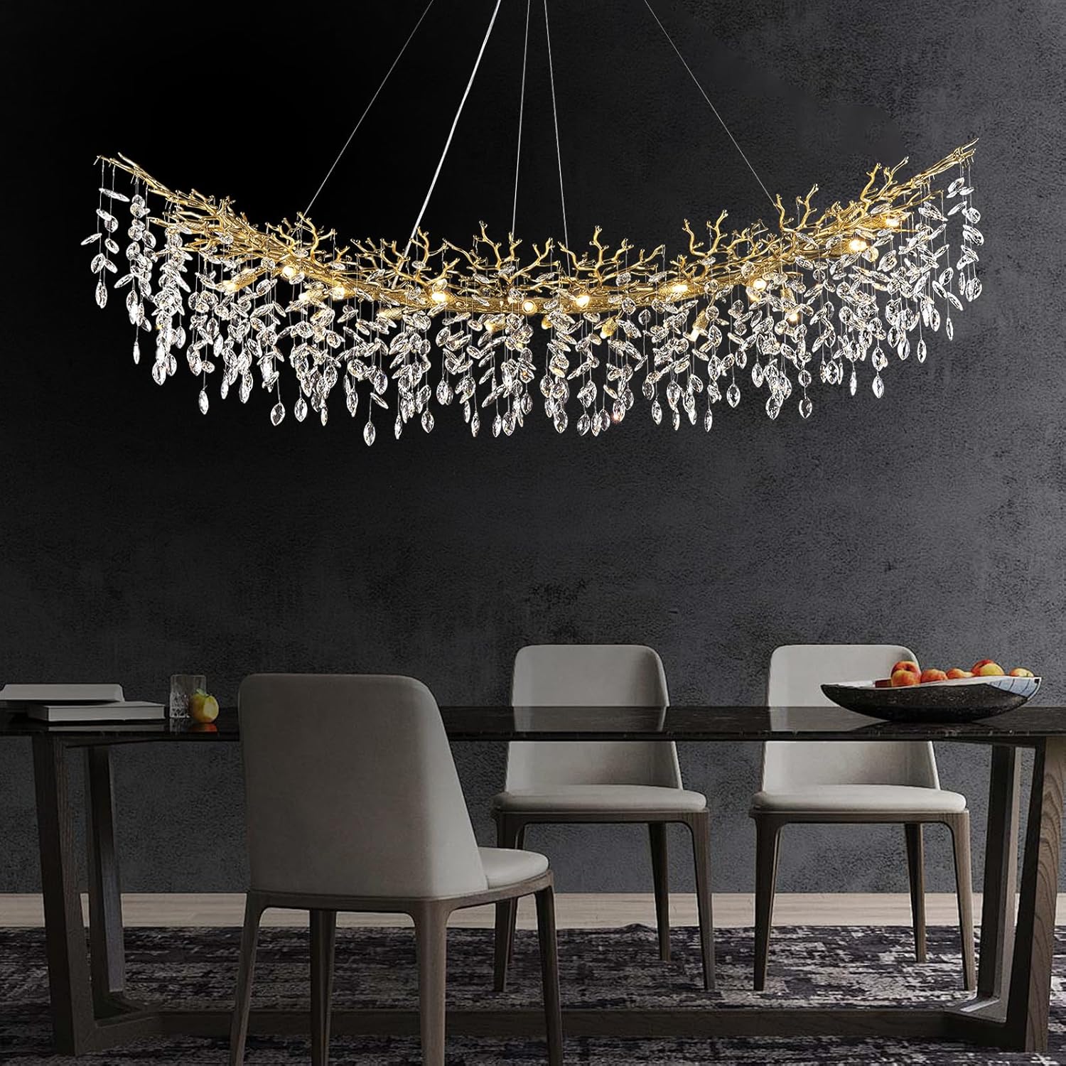 Solara Rectangular Tree Branch Chandelier 55" 72" Tree Branch - Image 27