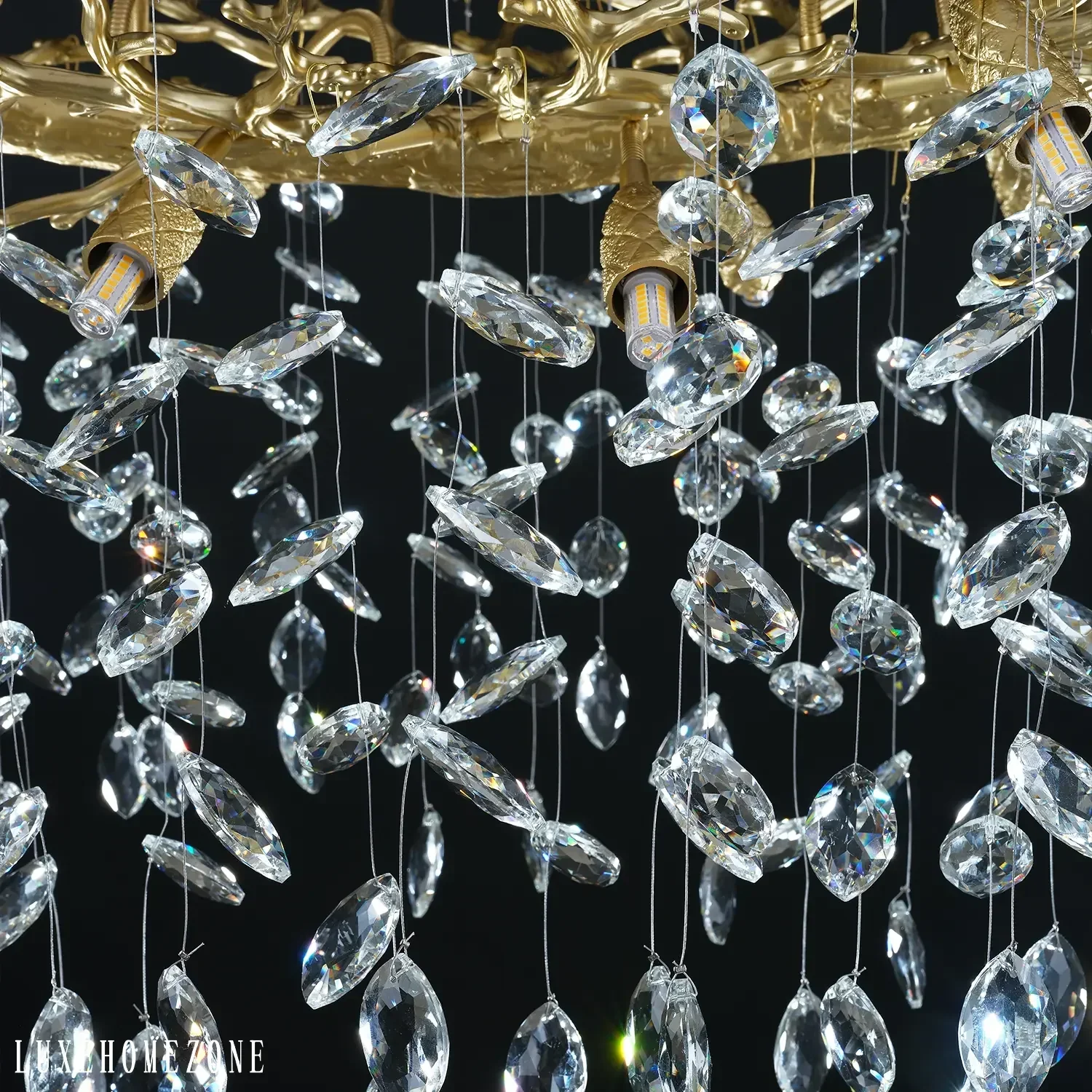 Solara Rectangular Tree Branch Chandelier 55" 72" Tree Branch - Image 28