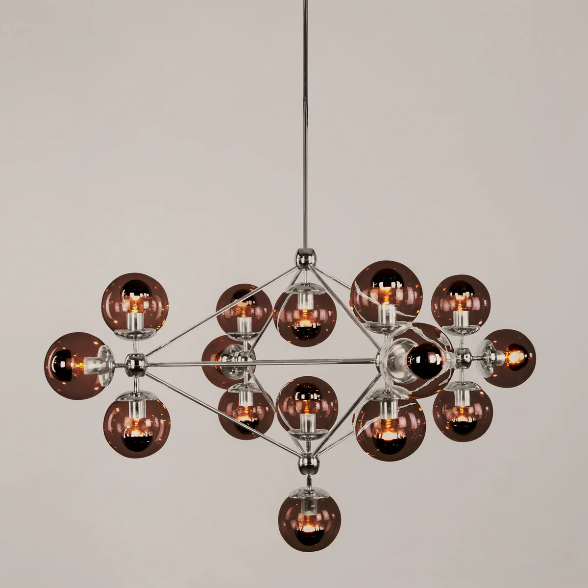Modo Chandelier 39" - 4 Sided, 15 Globes - Image 14