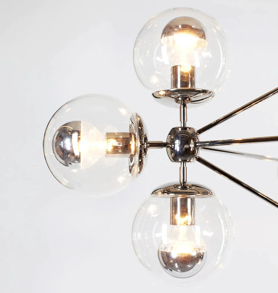 Modo Chandelier 39" - 4 Sided, 15 Globes - Image 7