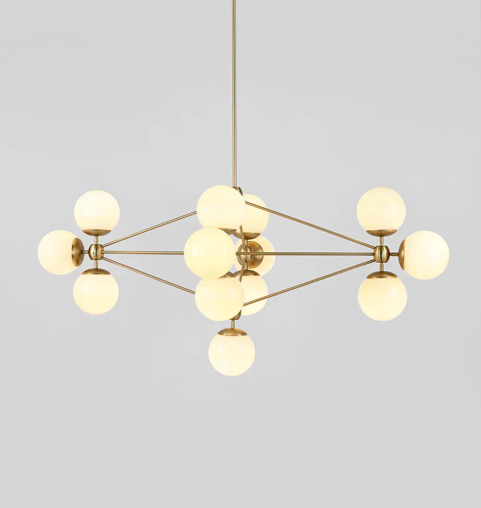 Modo Chandelier 31" - Diamond, 13 Globes - Image 4