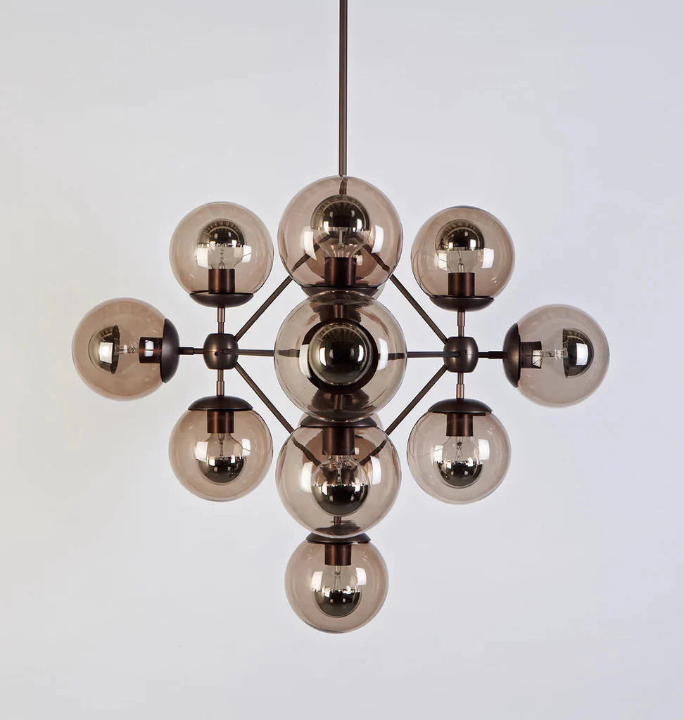 Modo Chandelier 31" - Diamond, 13 Globes - Image 6