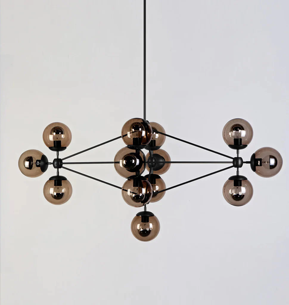 Modo Chandelier 31" - Diamond, 13 Globes - Image 9