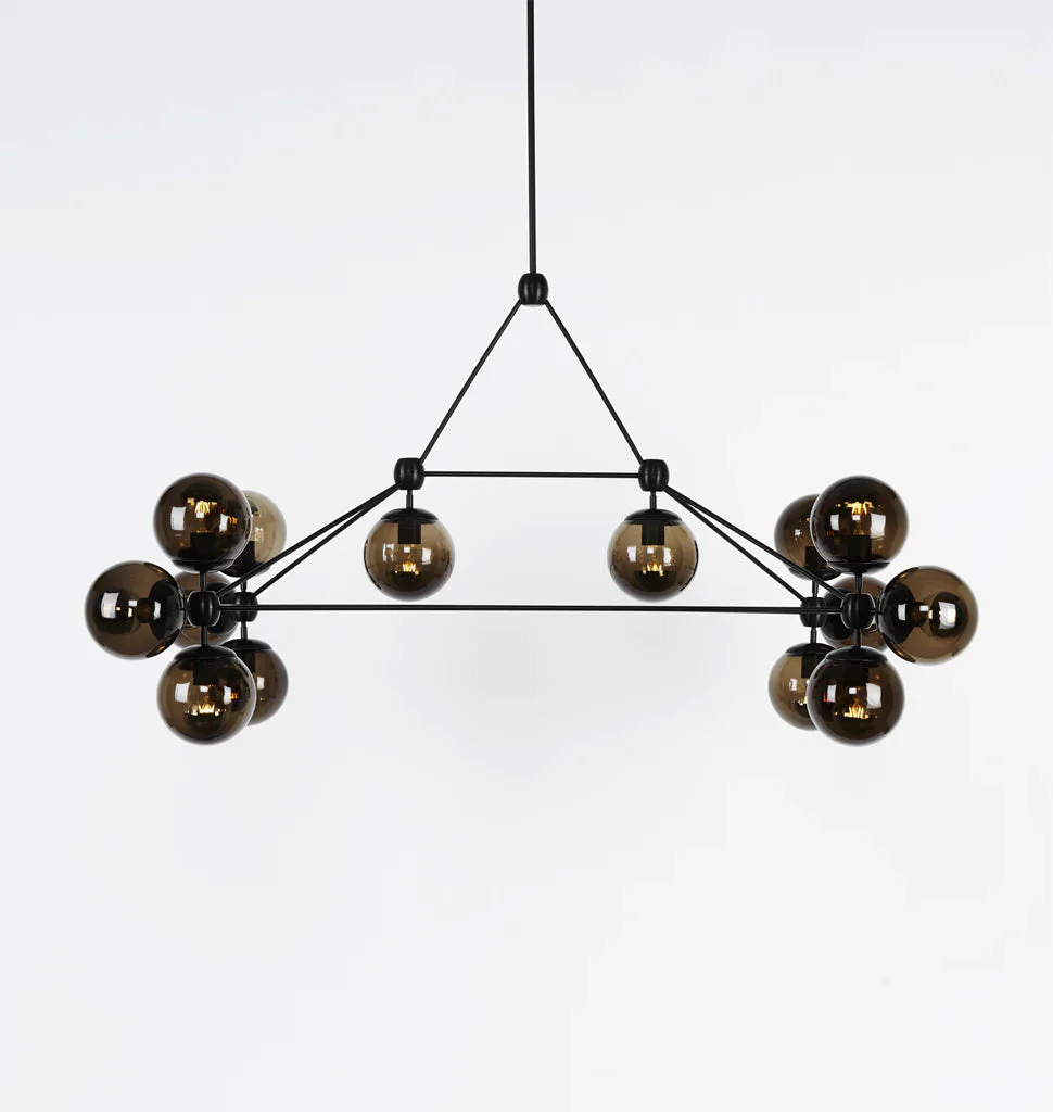 Modo Chandelier 57" L - Rectangle, 14 Globes - Image 8