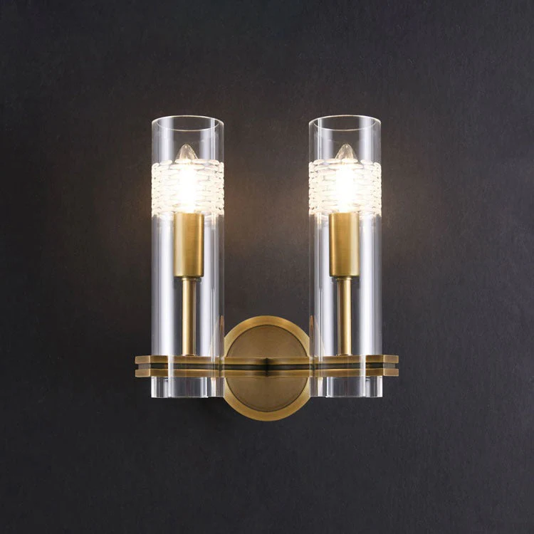 Modol Glass Tube Wall Sconce, 2-Head - Image 2