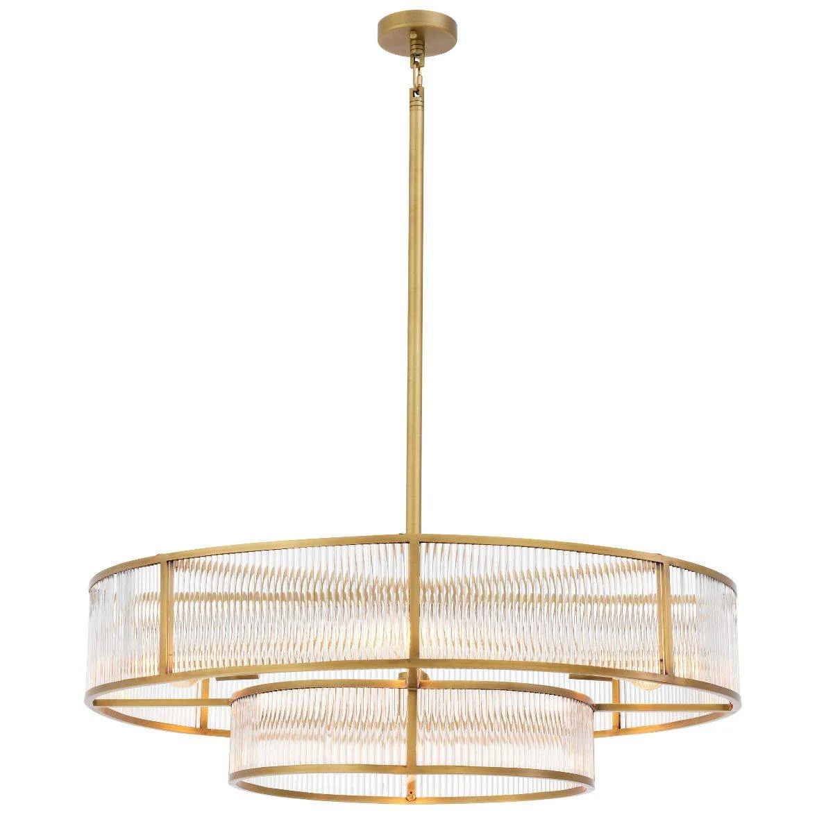 Montparnasse Modern Brass Chandelier - [Brass] - Image 5