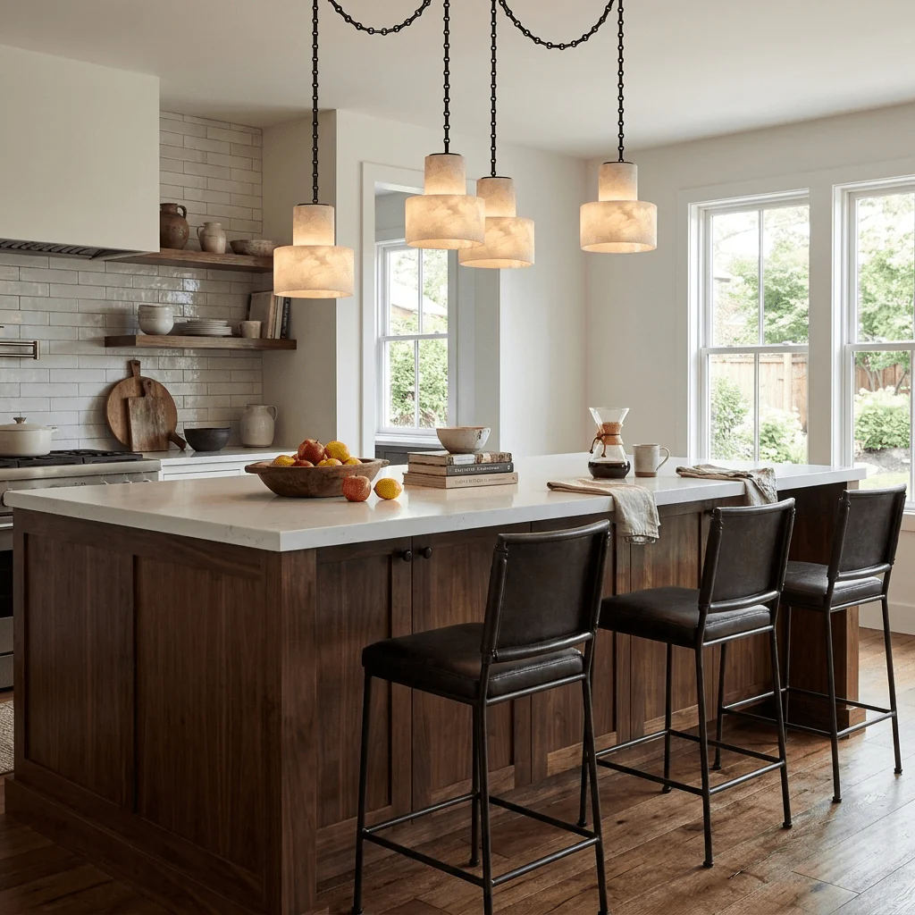 Multi-Tier Chain Drum Pendant Lamp - Image 5