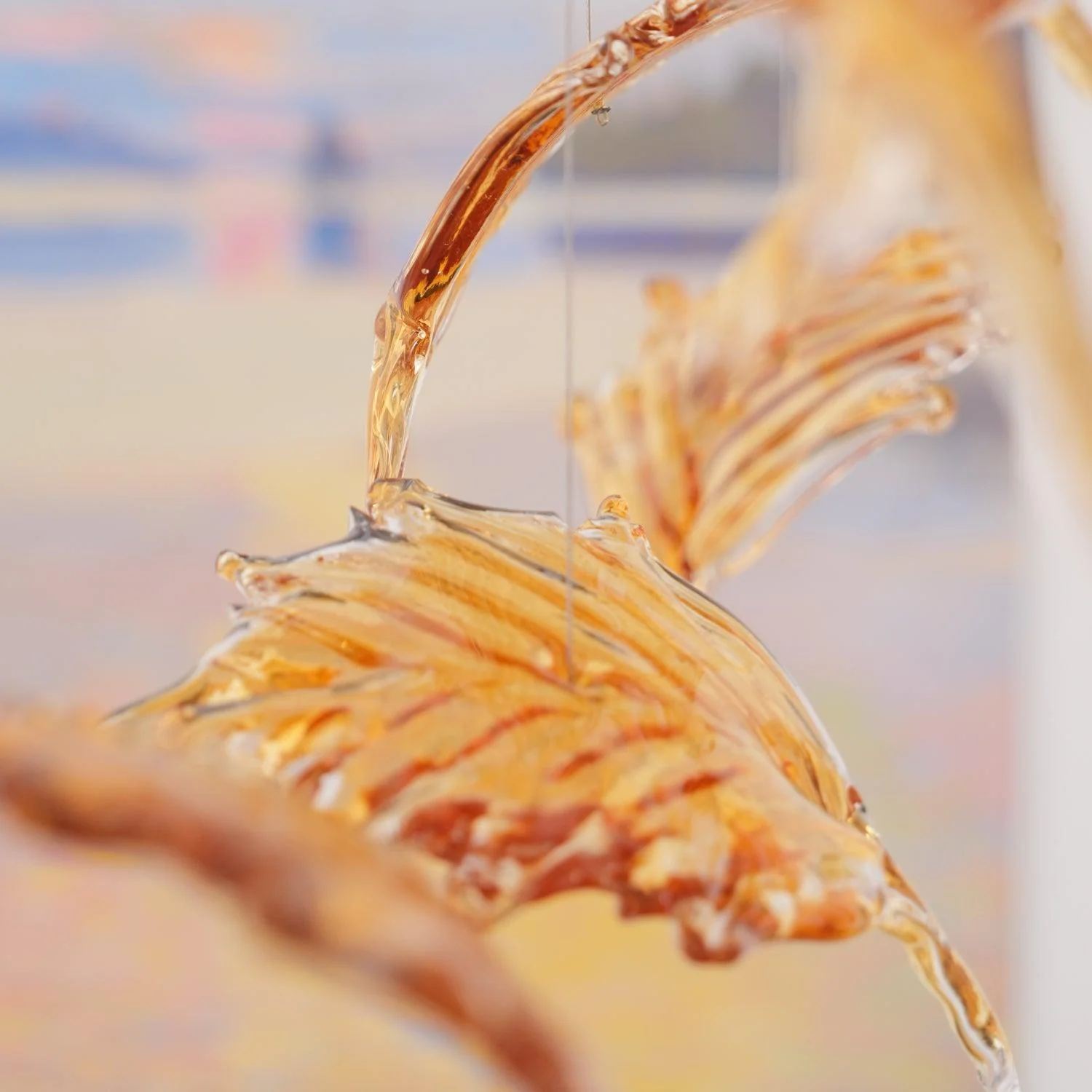 Multicolor Crystal Maple Leaf Chandelier - Image 54