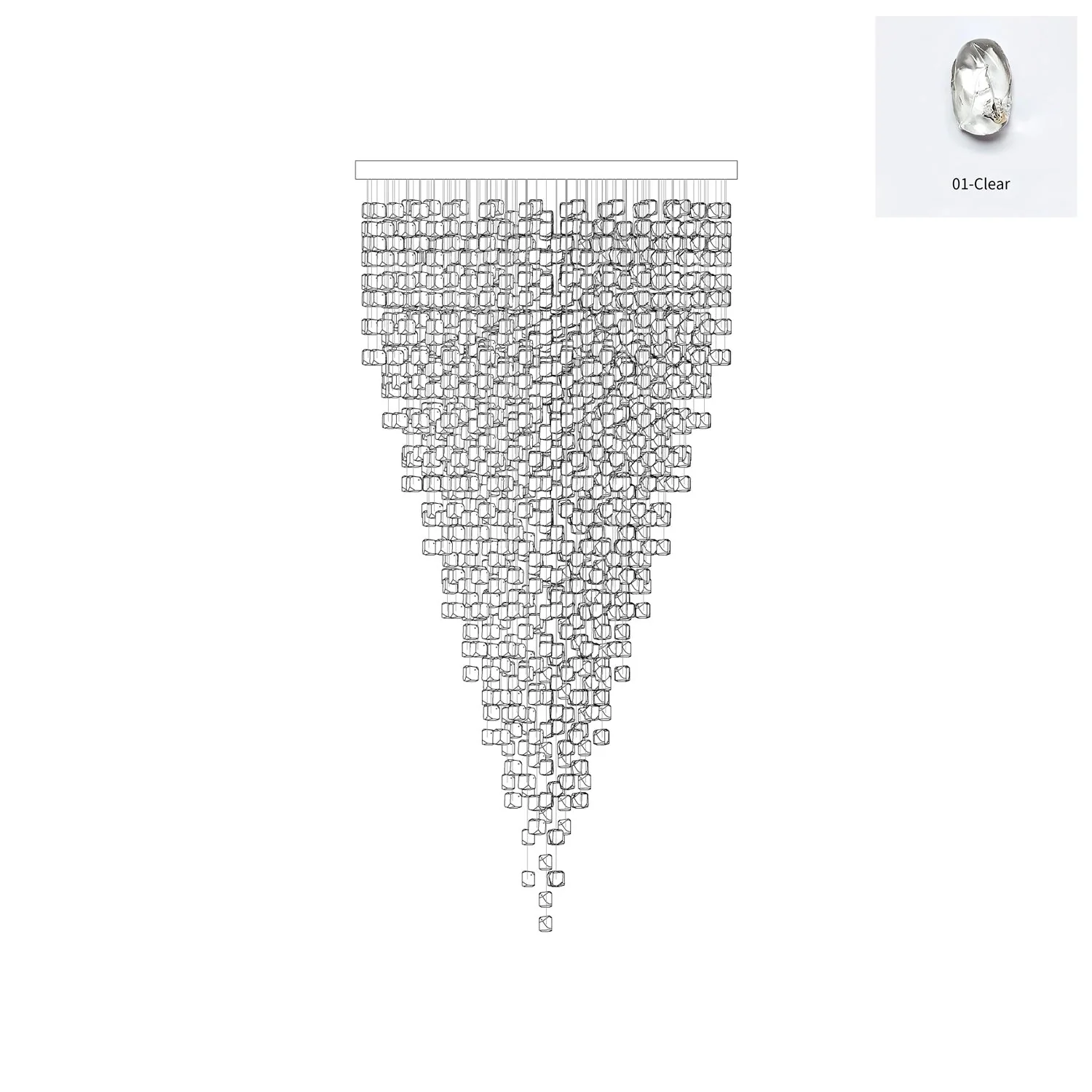 Crystal Stone Chandelier - Image 101