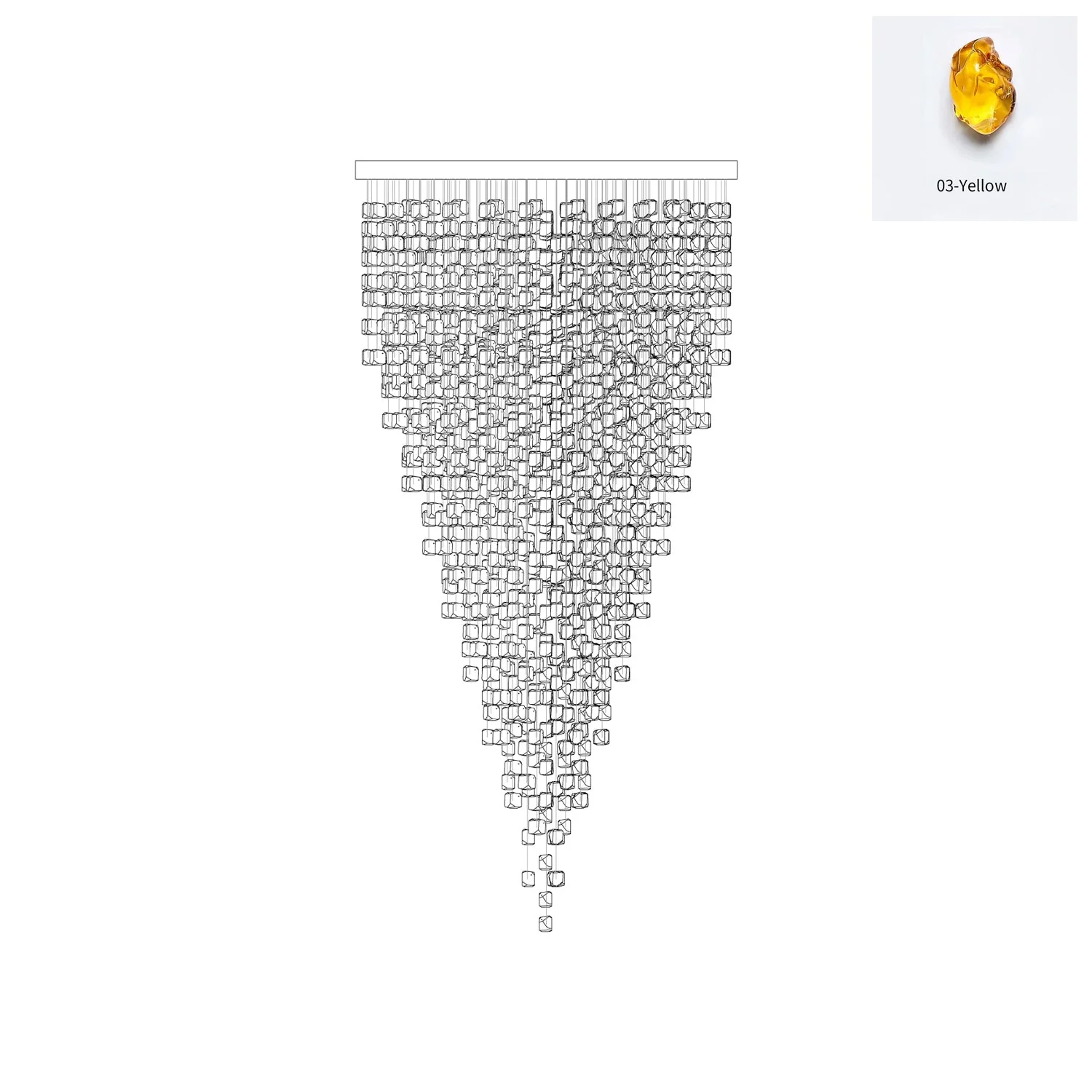 Crystal Stone Chandelier - Image 103