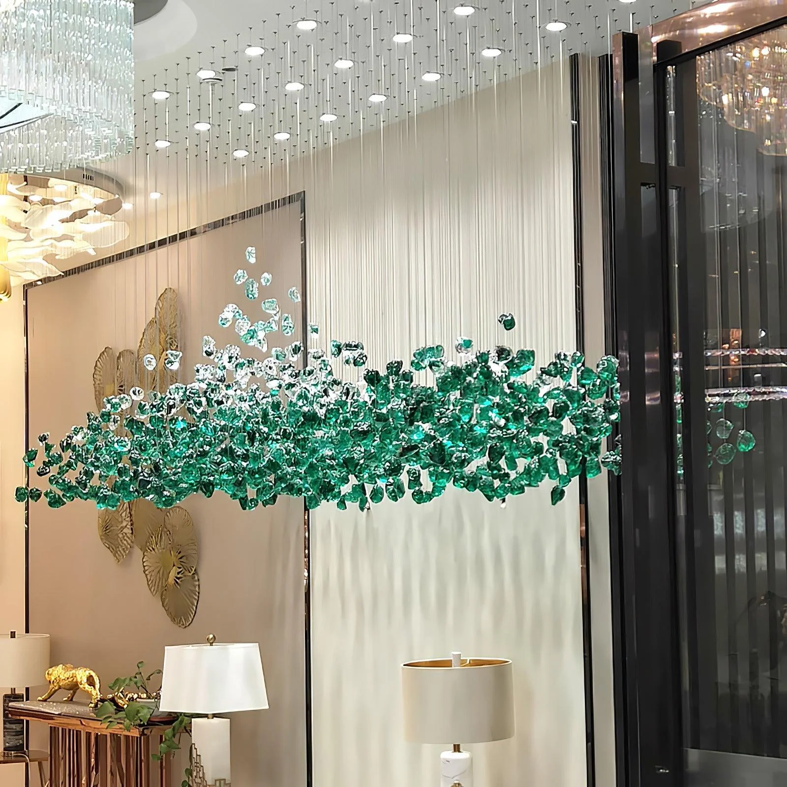 Crystal Stone Chandelier - Image 8