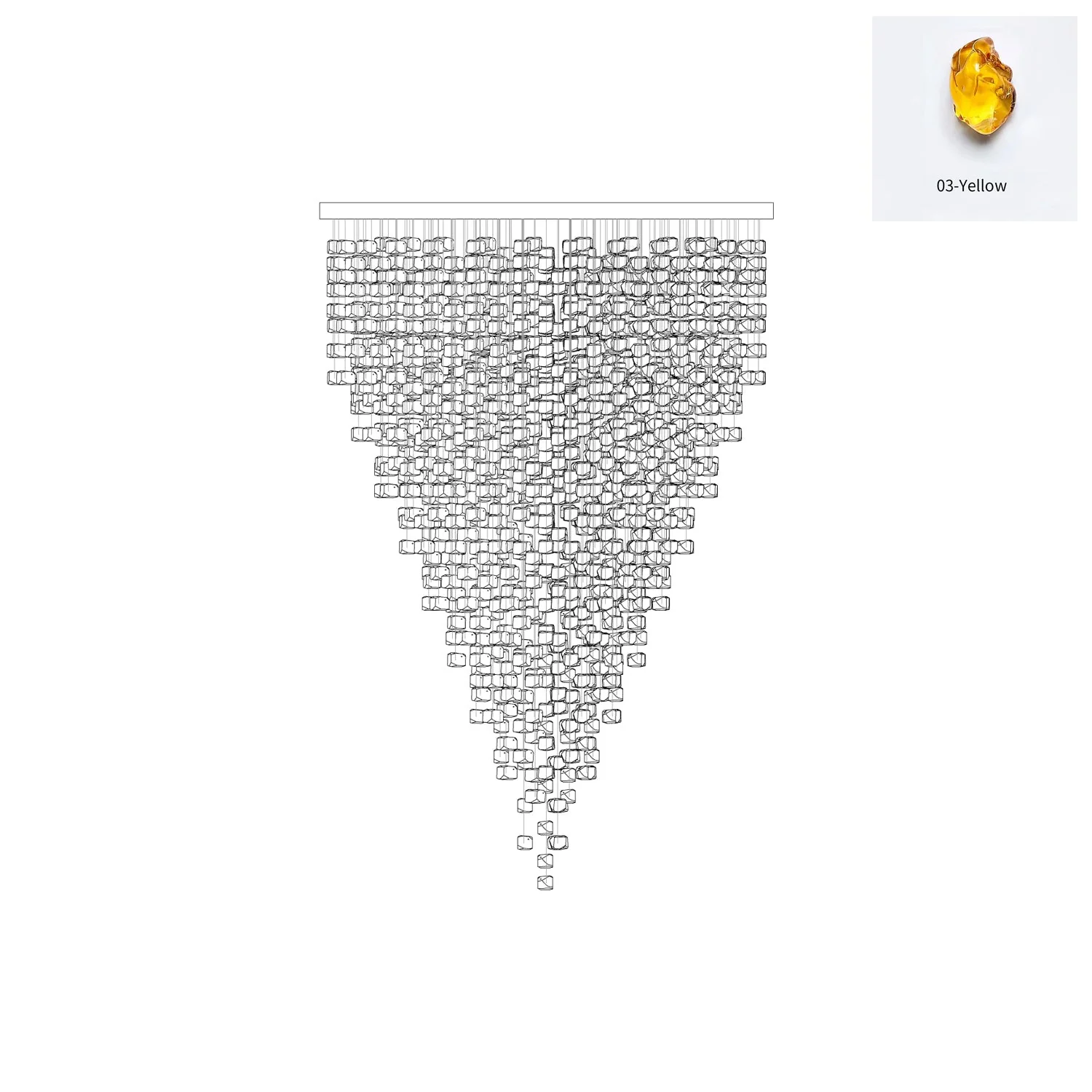 Crystal Stone Chandelier - Image 97