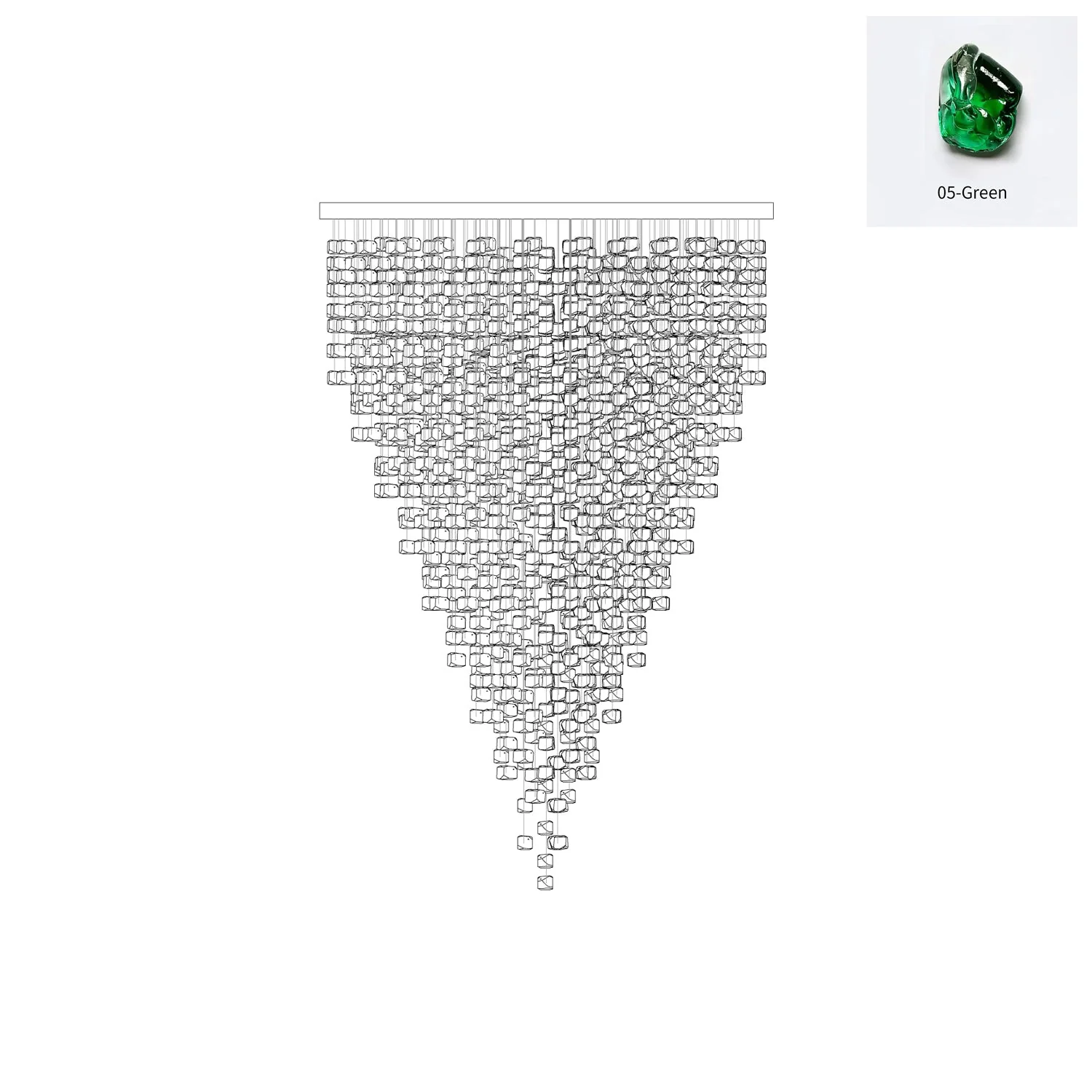 Crystal Stone Chandelier - Image 99