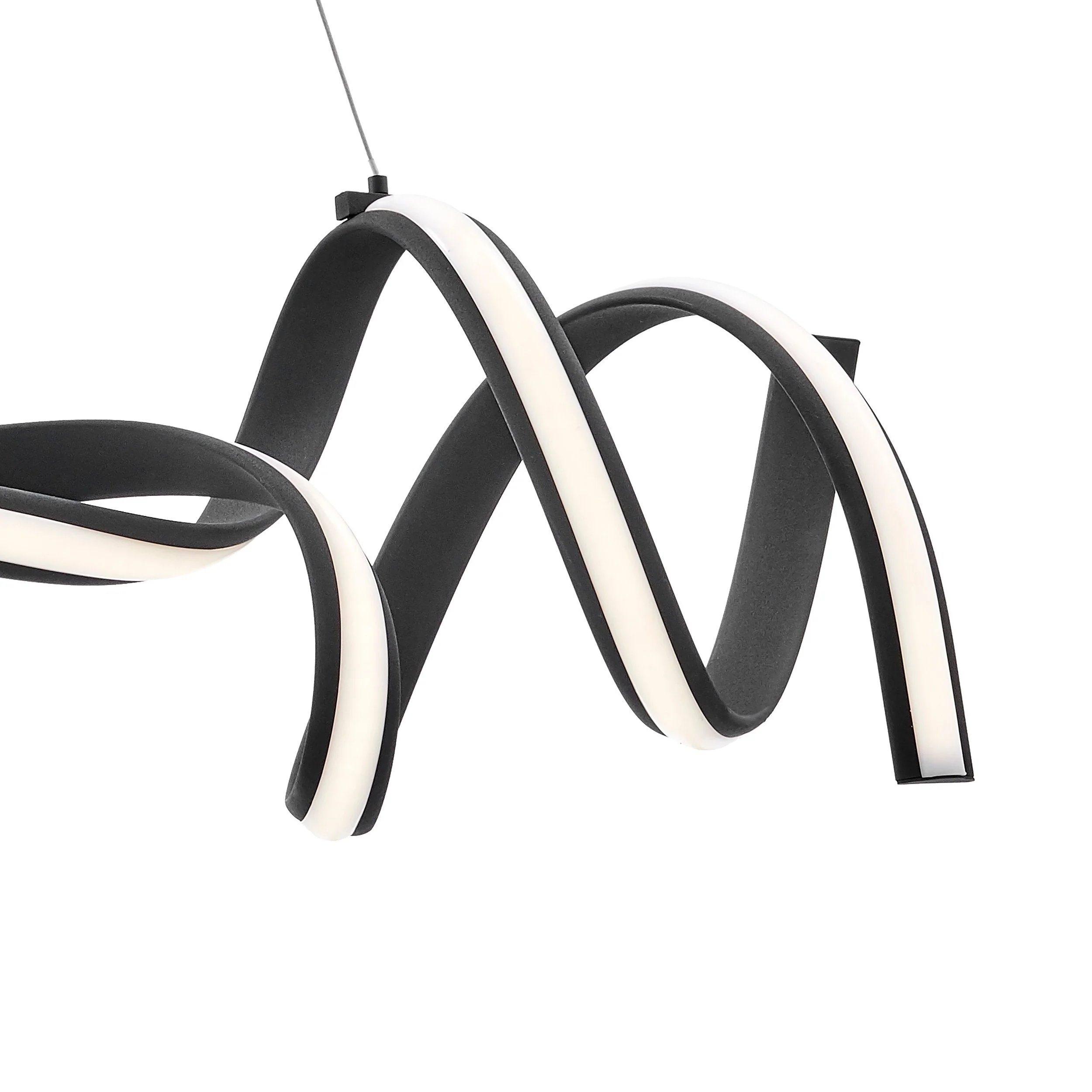 Munich LED Horizontal Chandelier // Black - Image 5