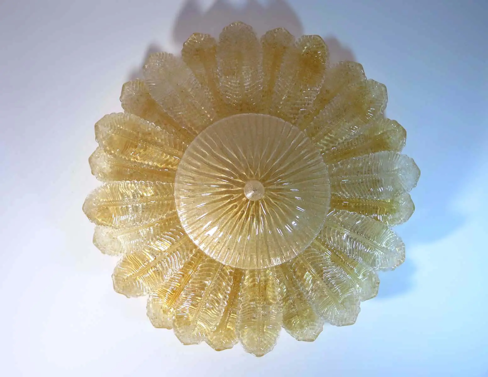 Murano ceiling lamp – Barovier – Yellow - Image 8