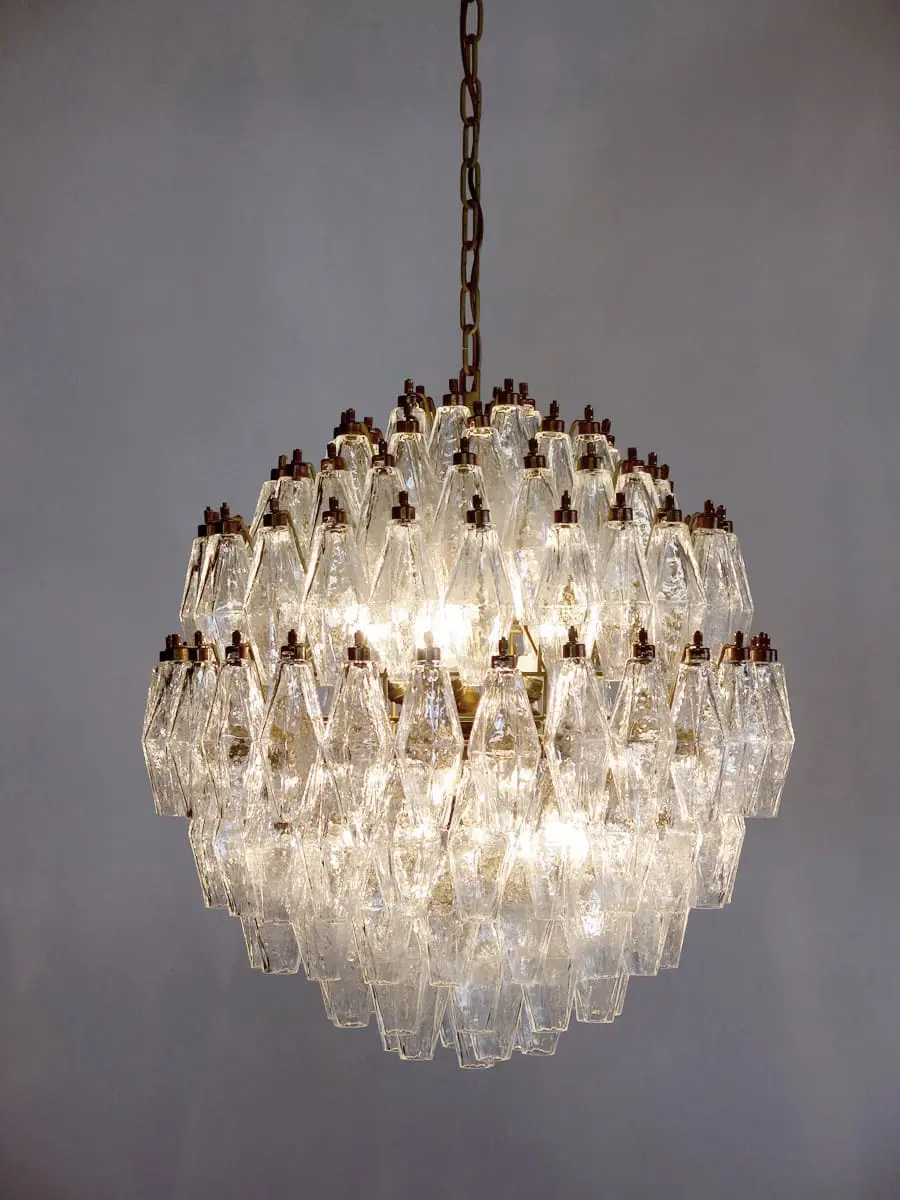 Murano Chandelier – 140 glasses – Transparent - Image 7