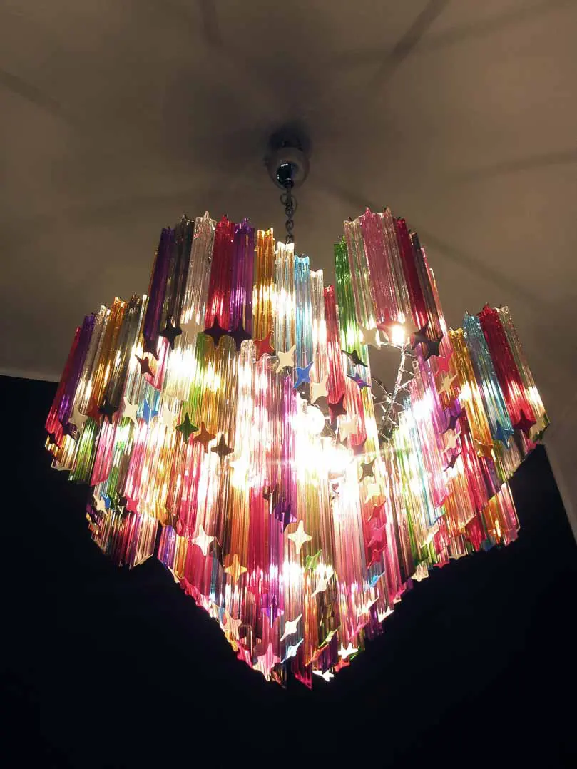 Murano Chandelier – 200 prisms – Multicolored - Image 9