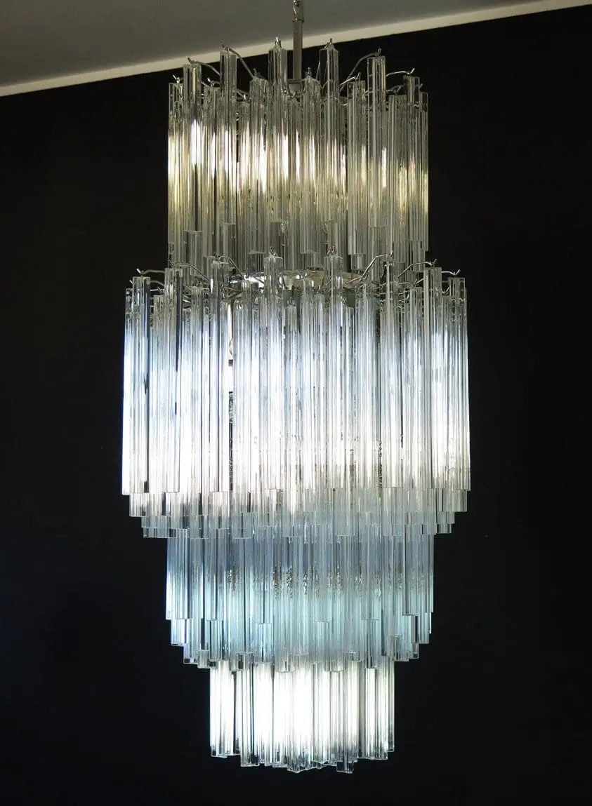 Murano Chandelier – 242 prisms – Transparent - Image 7