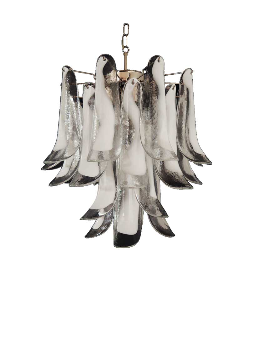 Murano Chandelier – 26 petals – White - Image 13