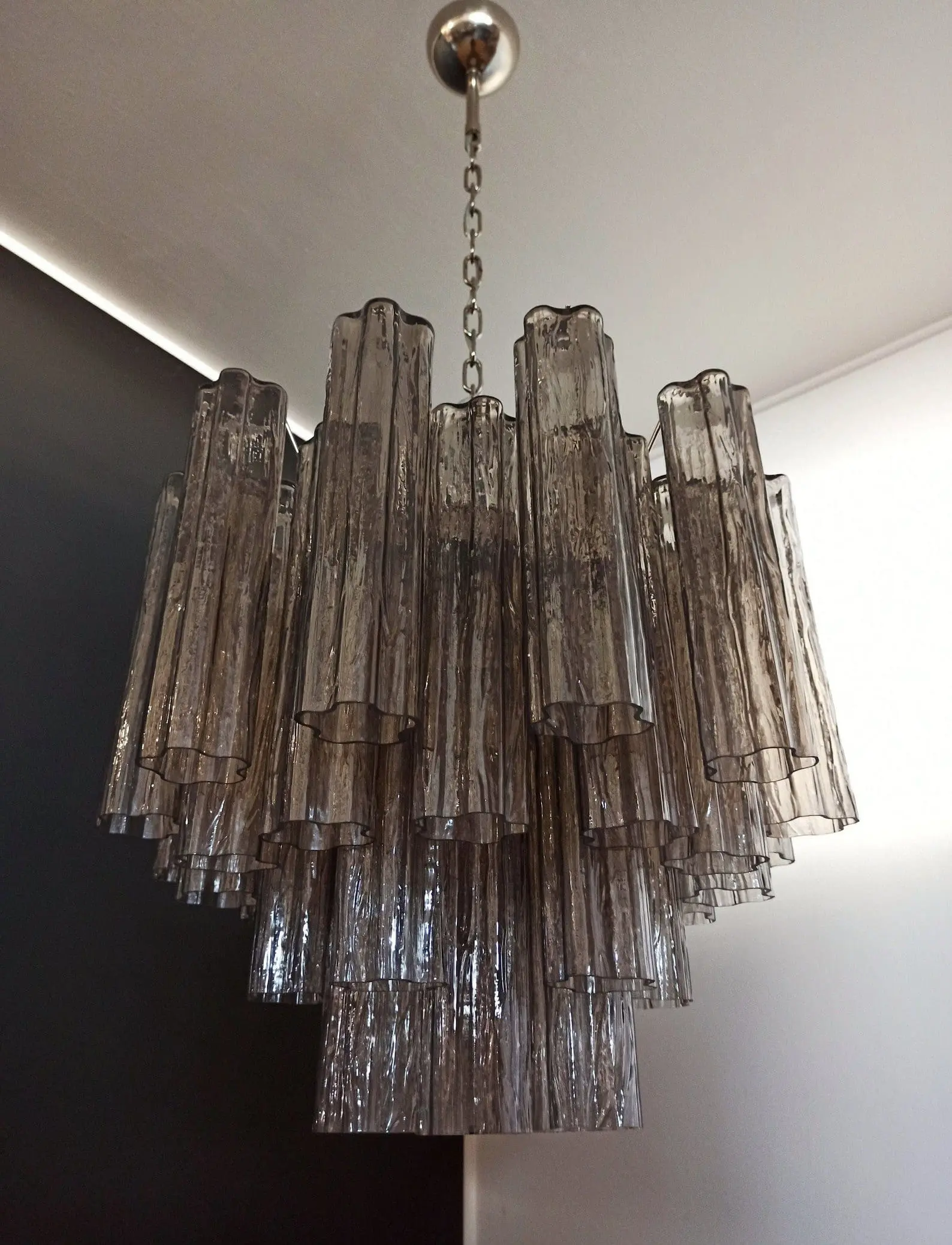 Murano Chandelier – 36 tubes – Smoked - Image 3