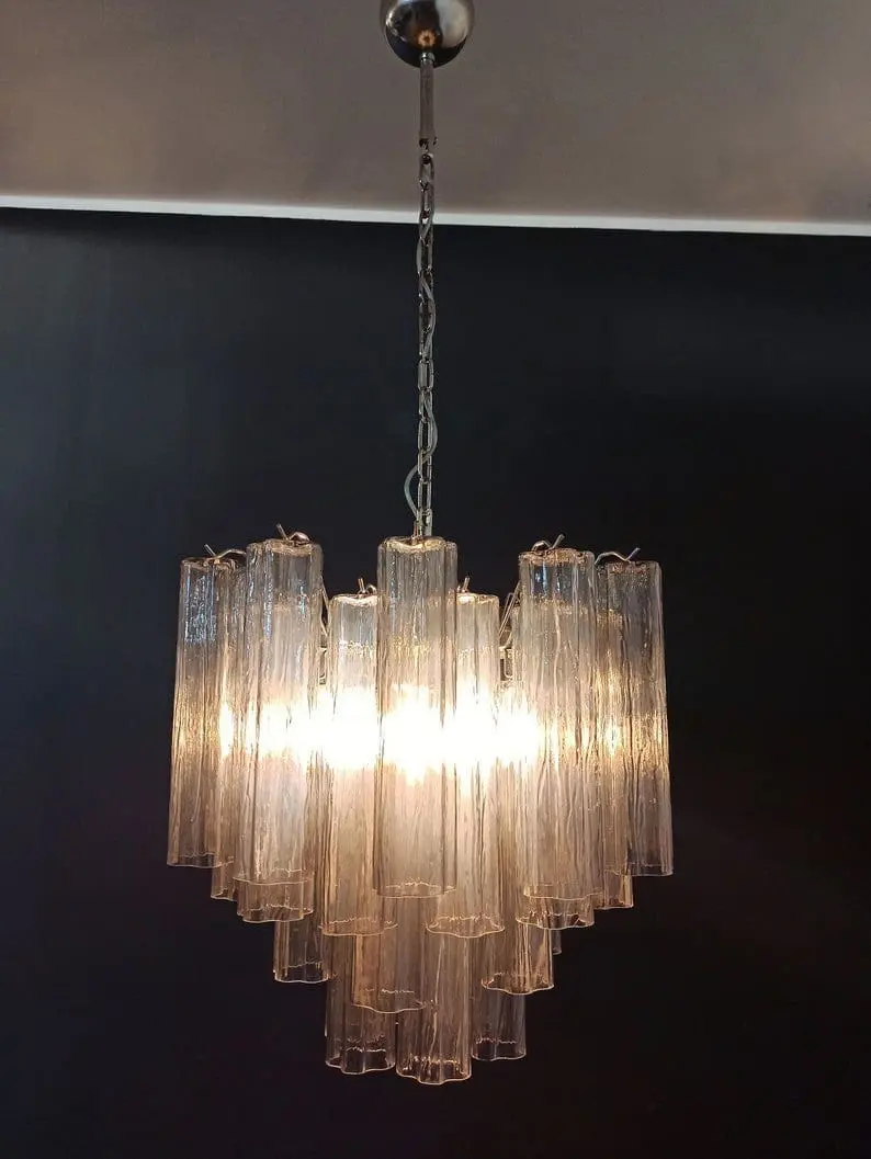 Murano Chandelier – 36 tubes – Smoked - Image 4
