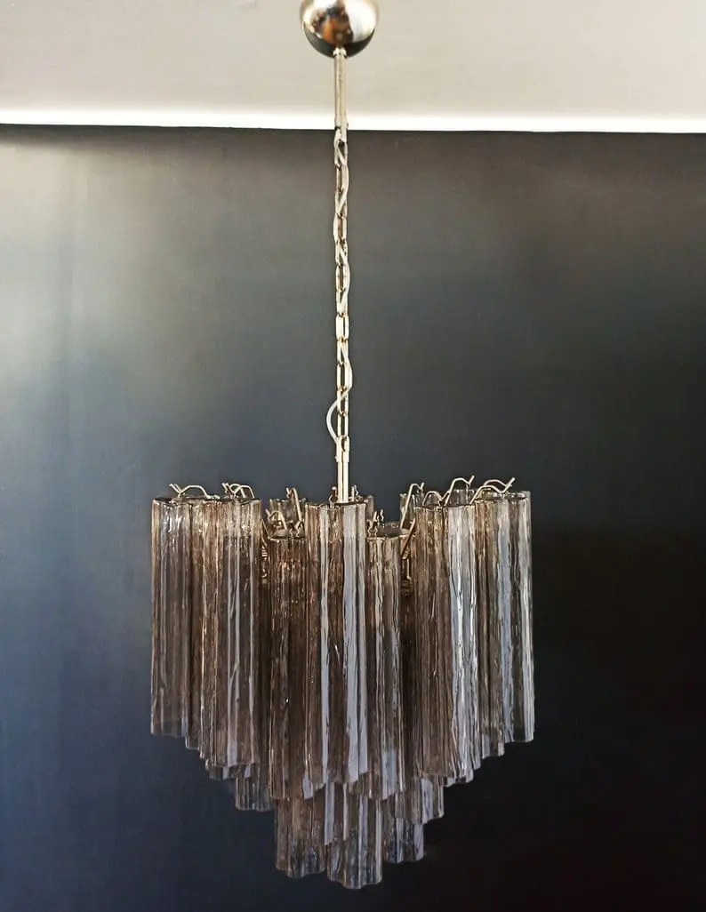 Murano Chandelier – 36 tubes – Smoked - Image 5