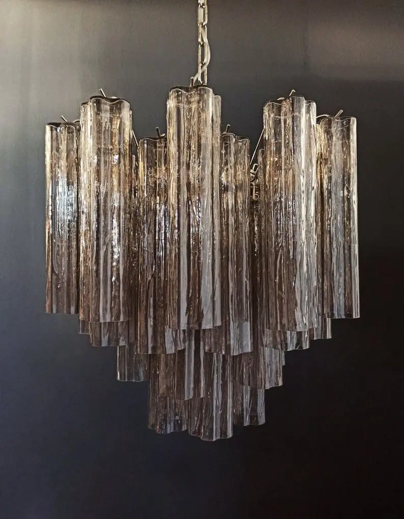 Murano Chandelier – 36 tubes – Smoked - Image 6