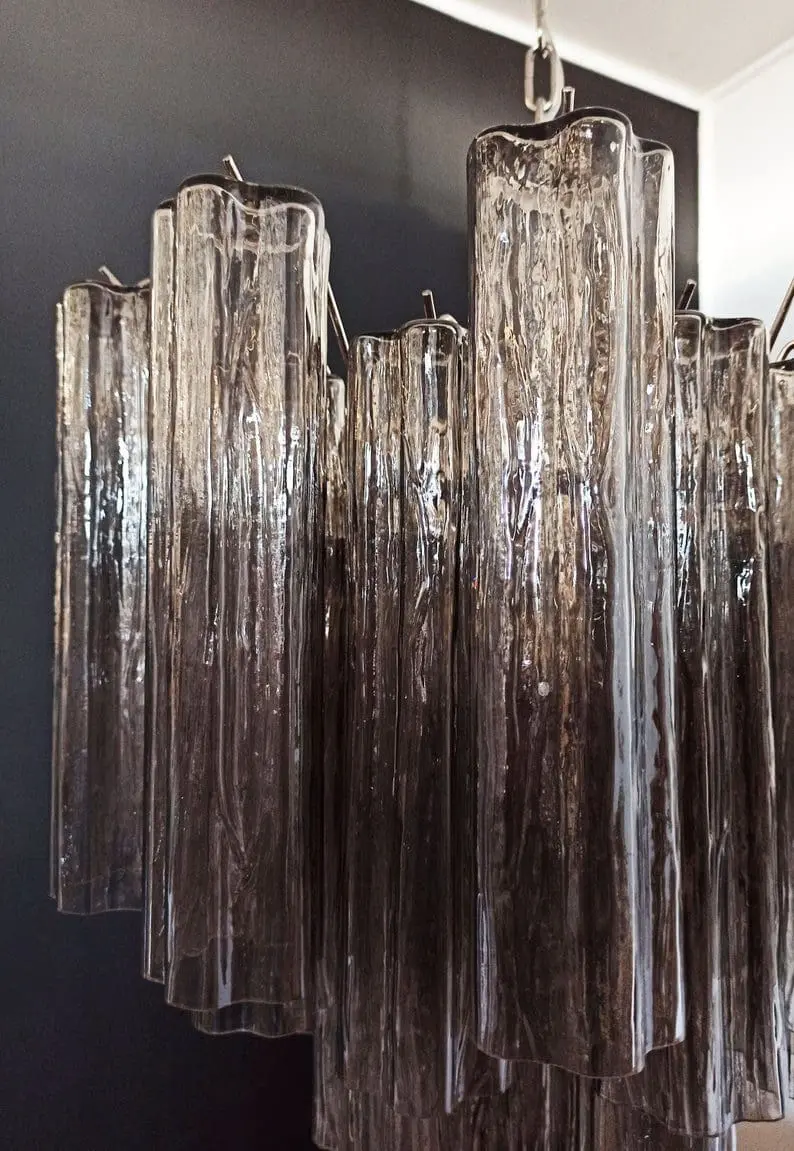 Murano Chandelier – 36 tubes – Smoked - Image 7