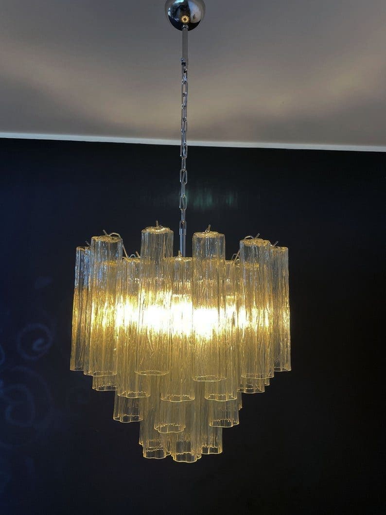 Murano Chandelier – 36 tubes – Yellow - Image 15