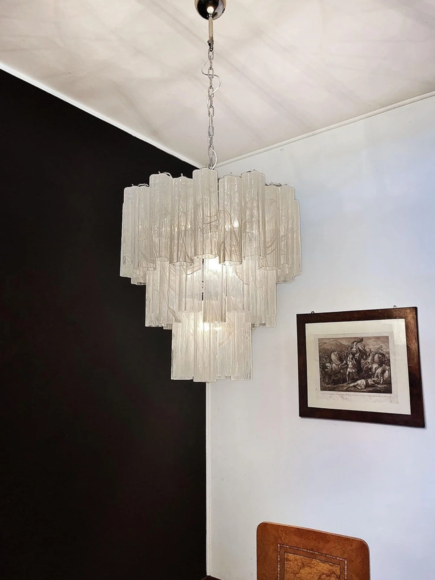 Murano Chandelier – 48 tubes – Alabaster White - Image 6