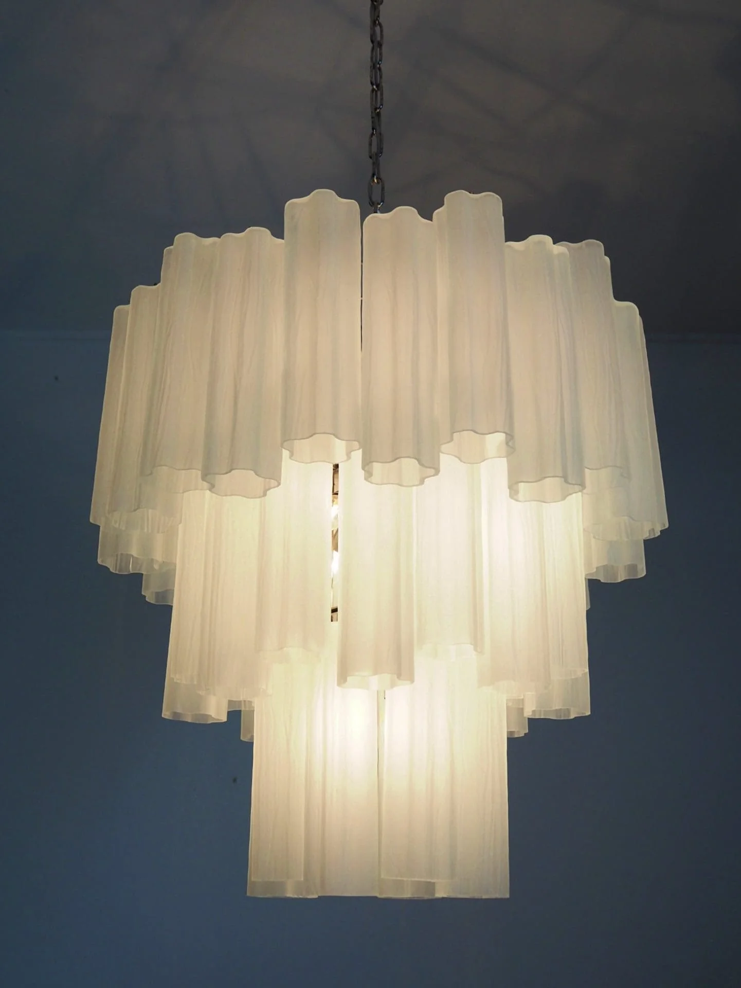 Murano Chandelier – 48 tubes – matte white - Image 10