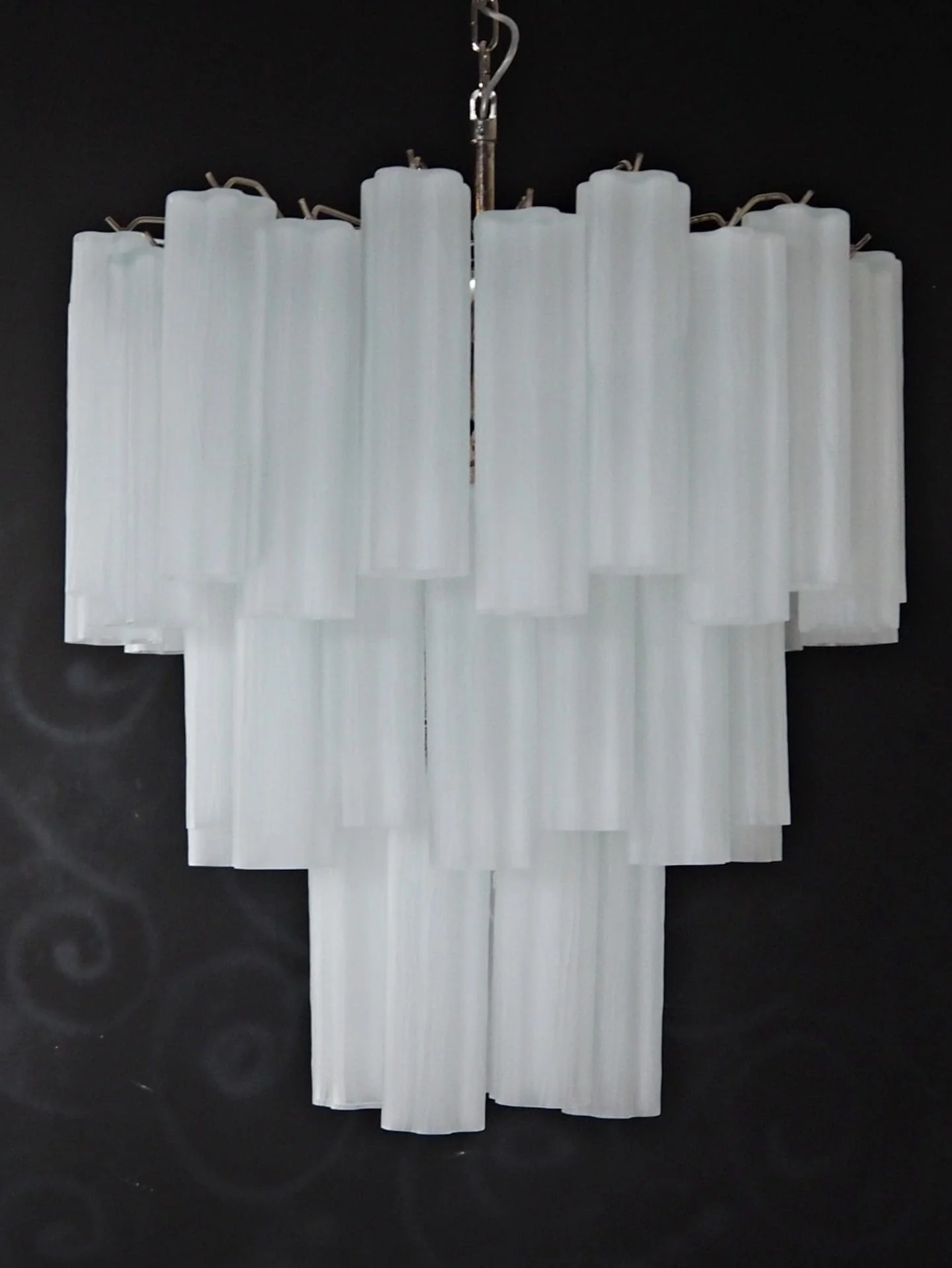 Murano Chandelier – 48 tubes – matte white - Image 16